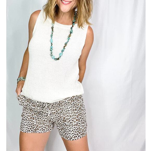 Leopard Print Shorts - Picture 2 of 3